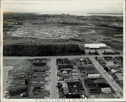 1979 press photo aerial view - press,