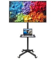 Wheeled TV Cart Floor Stand