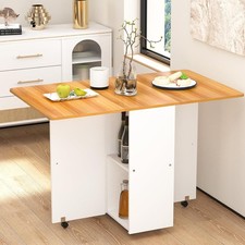 Folding Table with Wheels